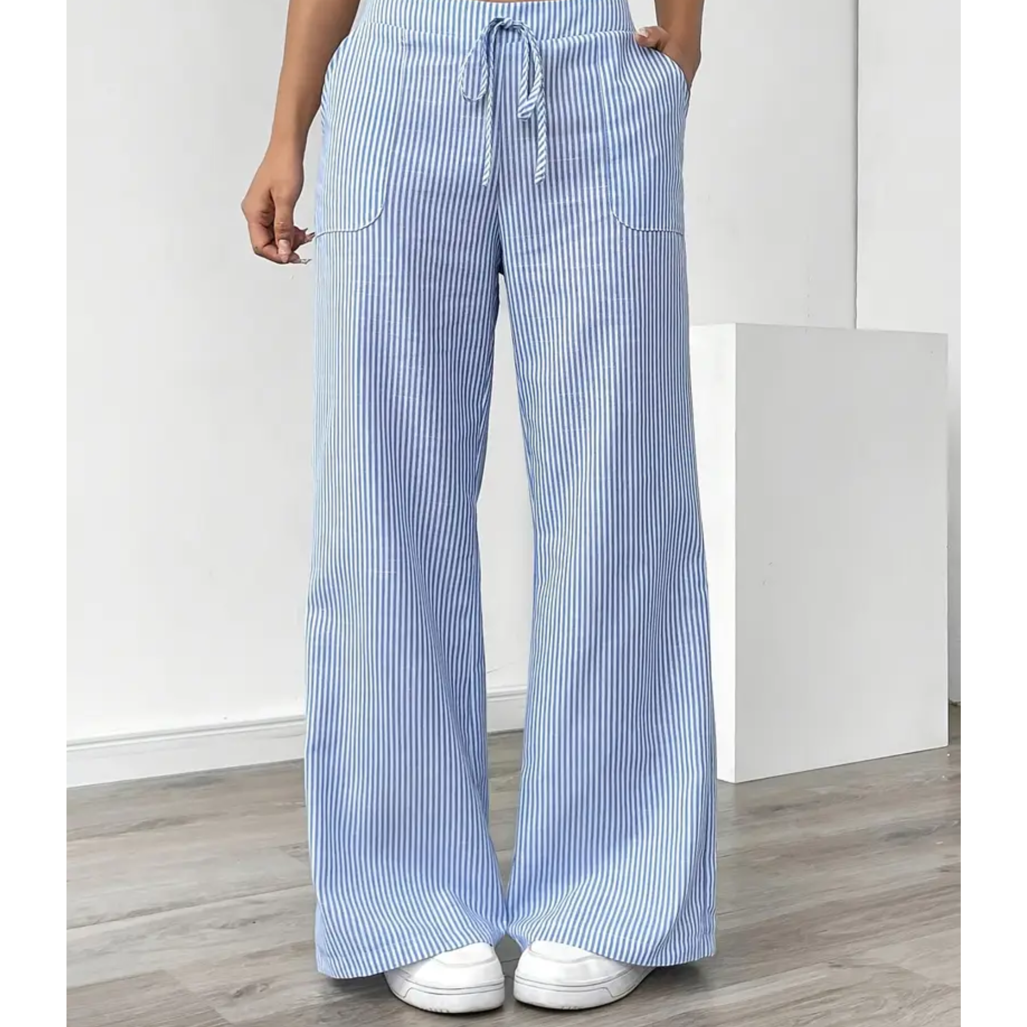 Amber™ | Striped Pant With Pockets