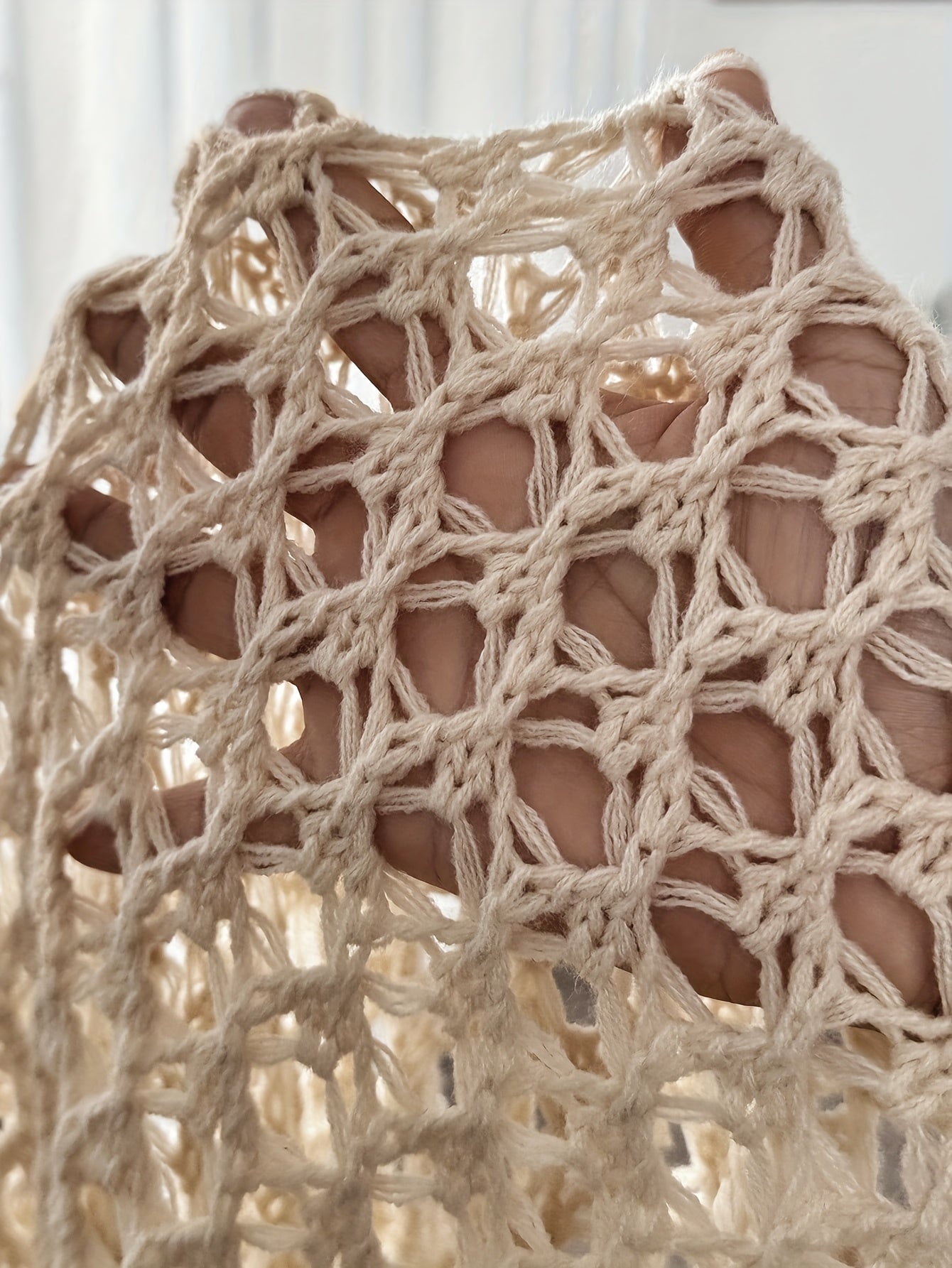 Sharon™ | Open Knit Drape Cardigan
