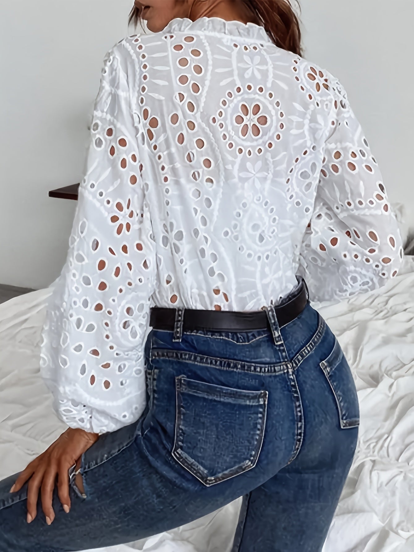 Elise™ | Floral Long-Sleeve Blouse