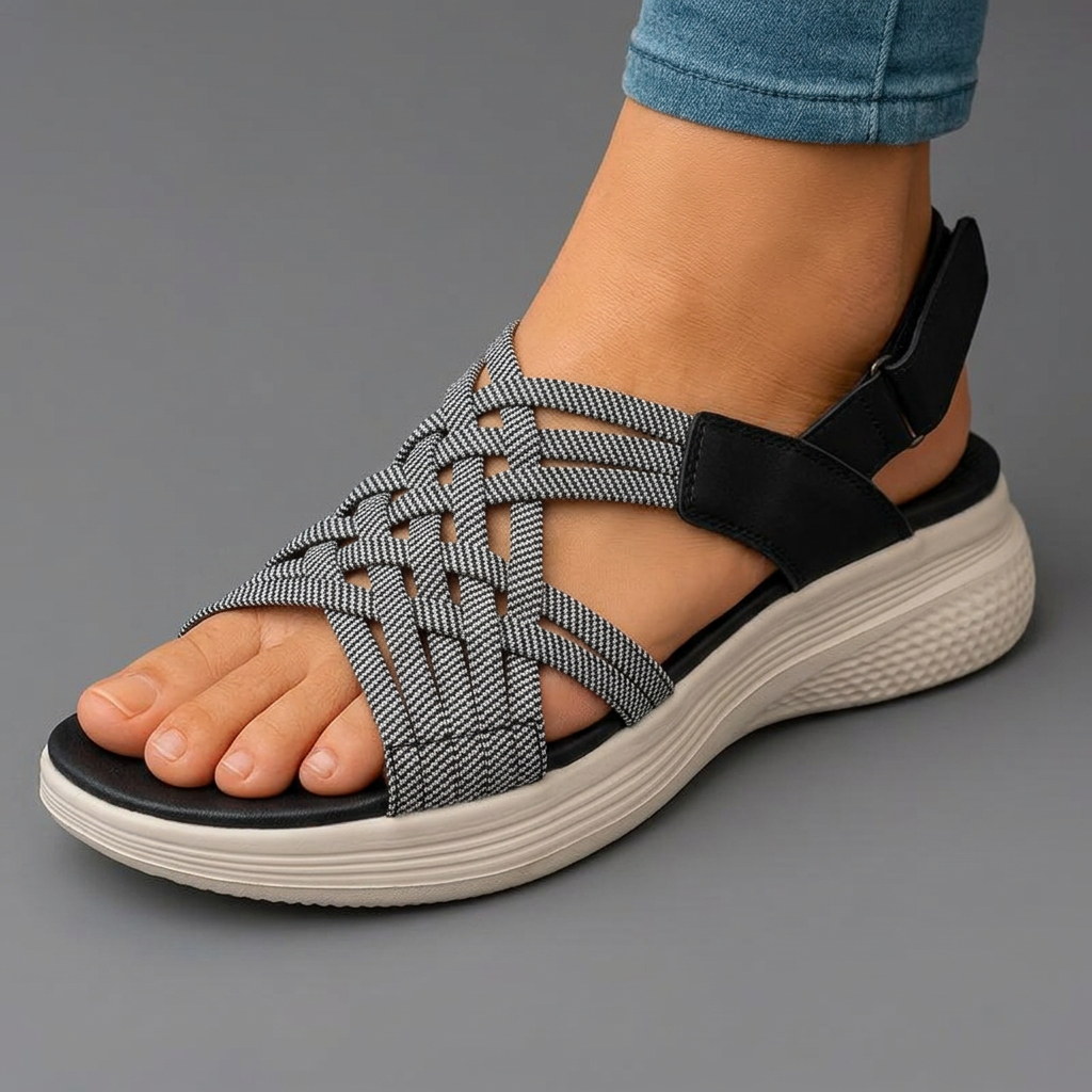 Salorita - Lightweight Orthopedic Sandals Black