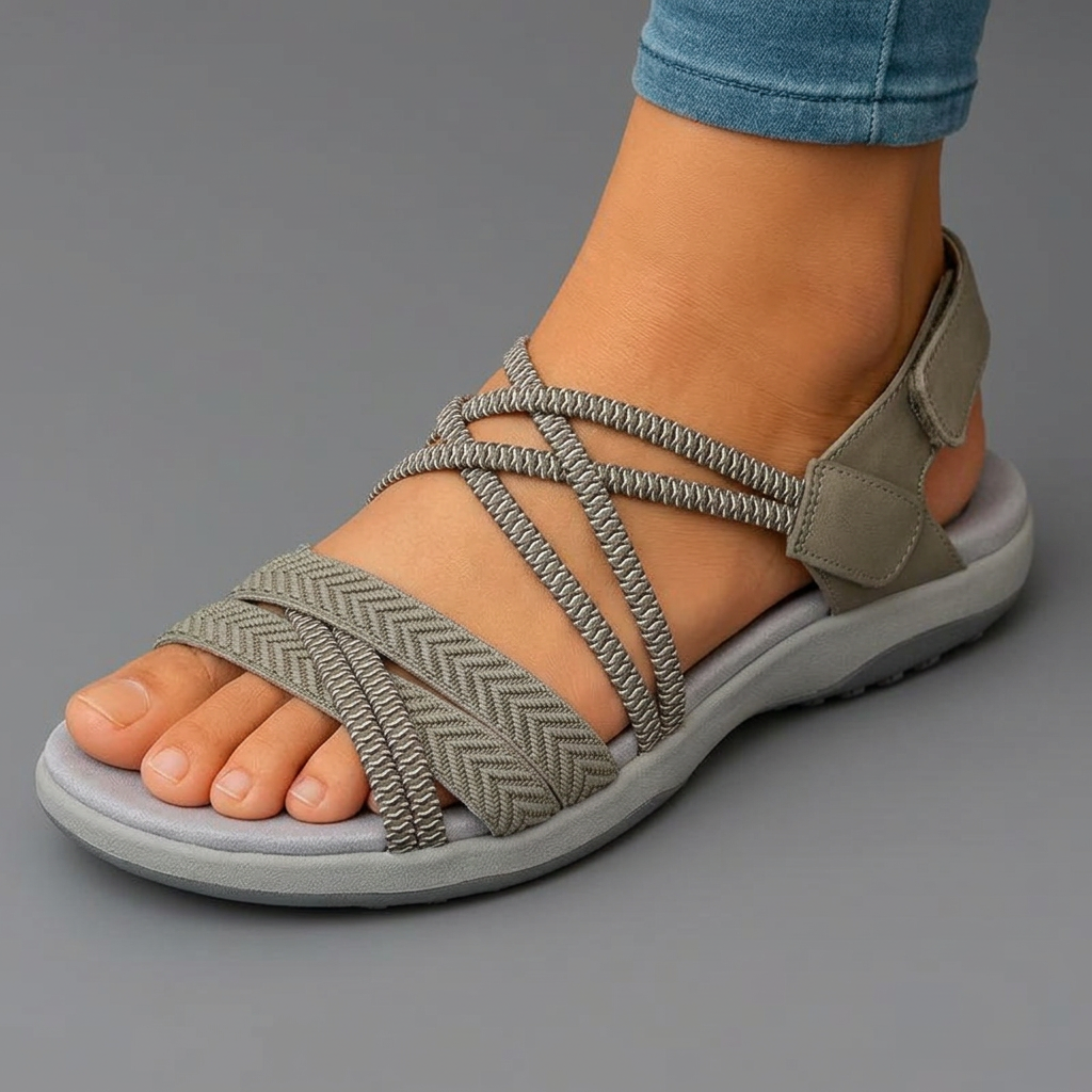 Tyressa - Lightweight Orthopedic Sandals Green