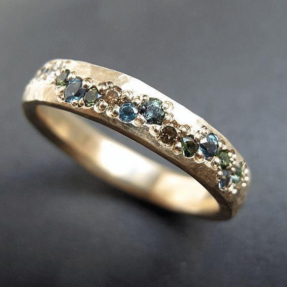 Aurora | Vintage Multicolor Gold Ring