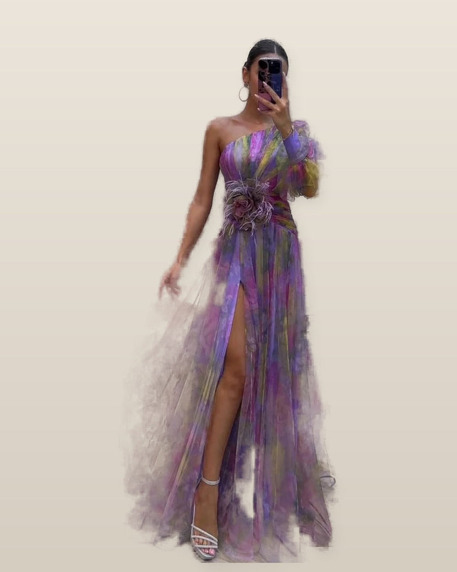 Helen | Elegant Colorful Dress